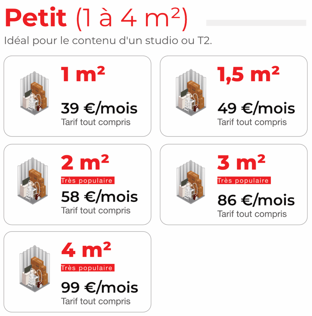 Garde meuble lille box pas cher Location petit box garde meubles Lille
